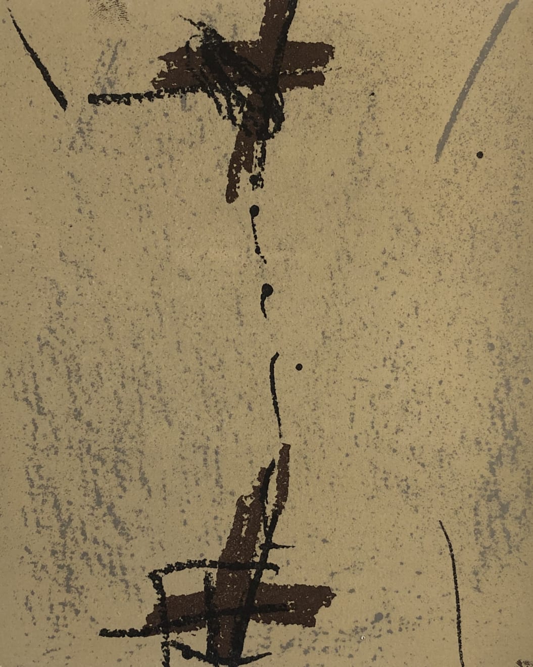 Antoni Tápies, LOT 211 - Antoni Tápies: Tapiès Repliquér, 1981