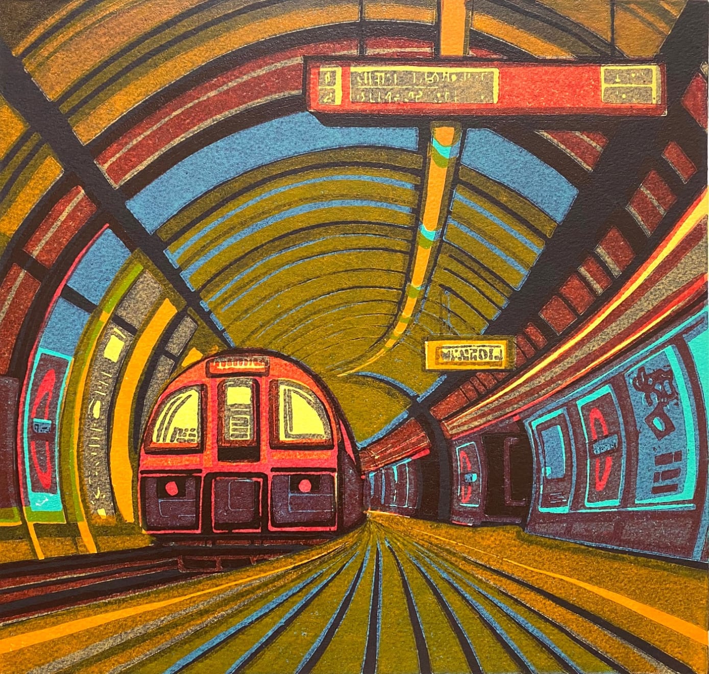 Summer Auction 2021, LOT 20: Gail Brodholt - Going Underground, 2006