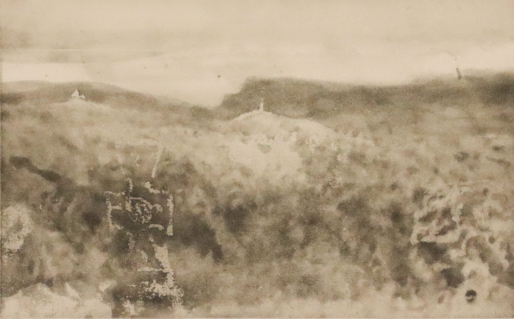 Norman Ackroyd, On Caher Island, 2003