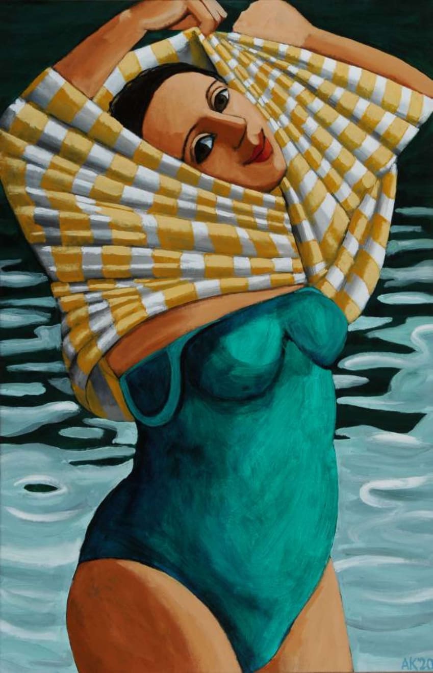 Anita Klein, Changing After Swiming, 2020