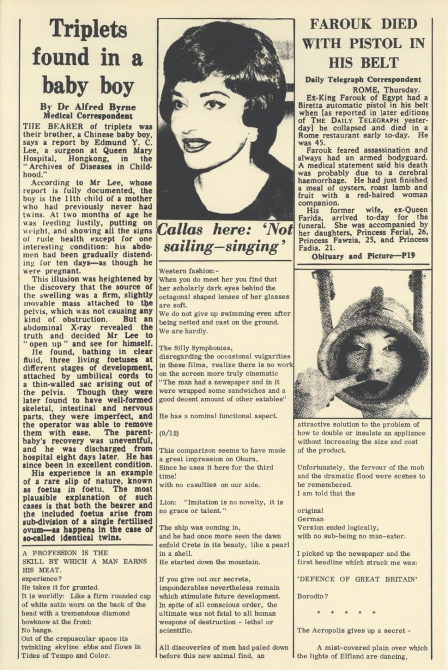 Christmas Secret Bid Auction 2024, LOT 170: Eduardo Paolozzi - Untitled 45 (from Moonstrips Empire News), 1967