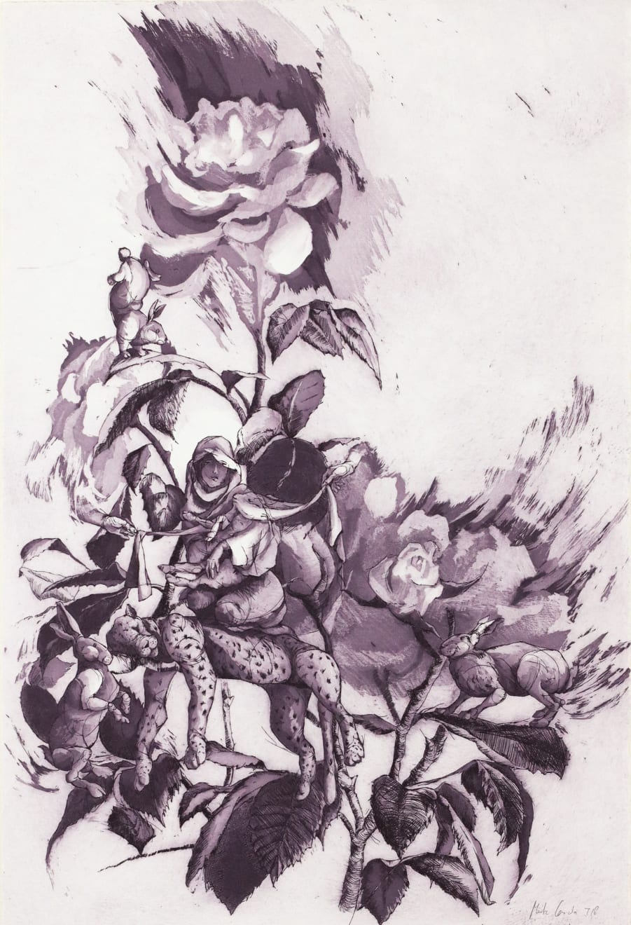 Summer Secret Bid Auction 2024, LOT 24: Maite Cascón - Rosa Mystica, 2022