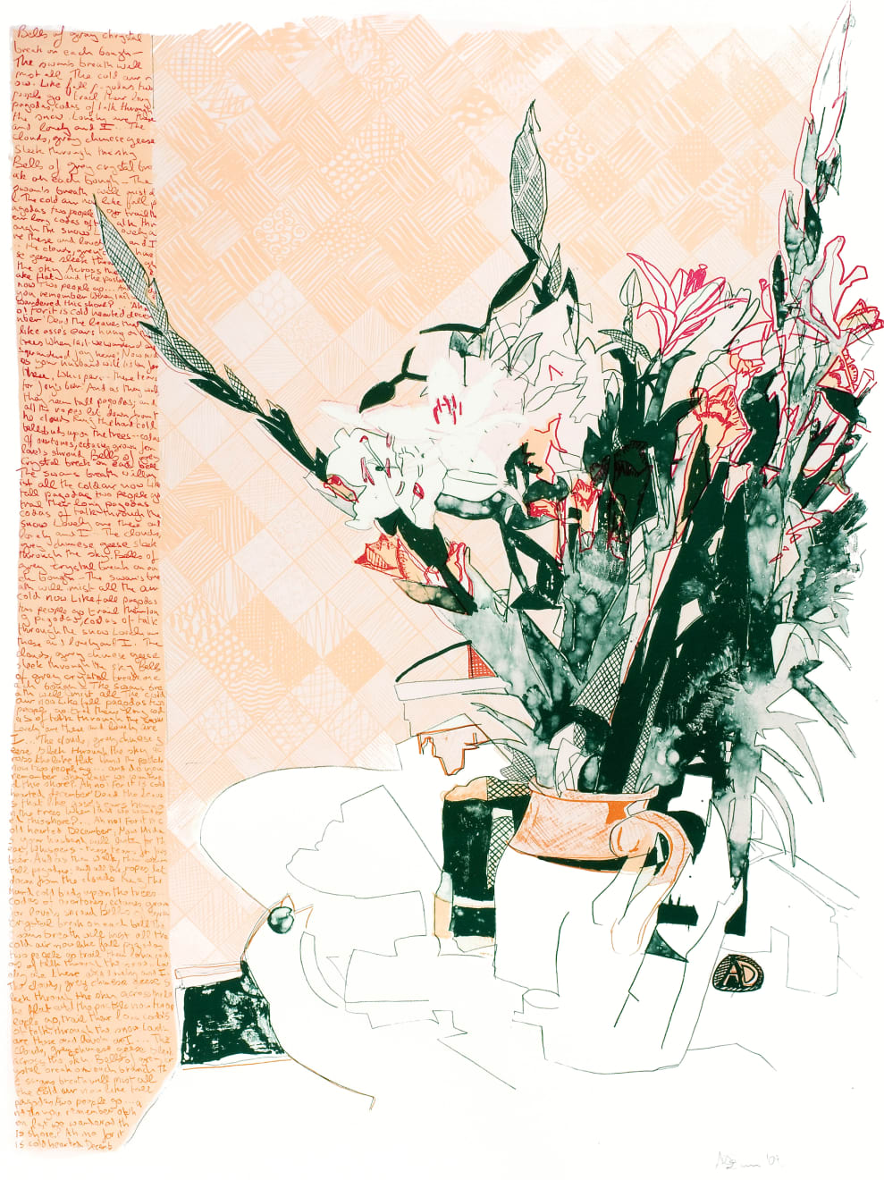 Dulwich College Secret Bid Auction 2025, Lot 42: Amanda Danicic - Sap and Stamens, 2009