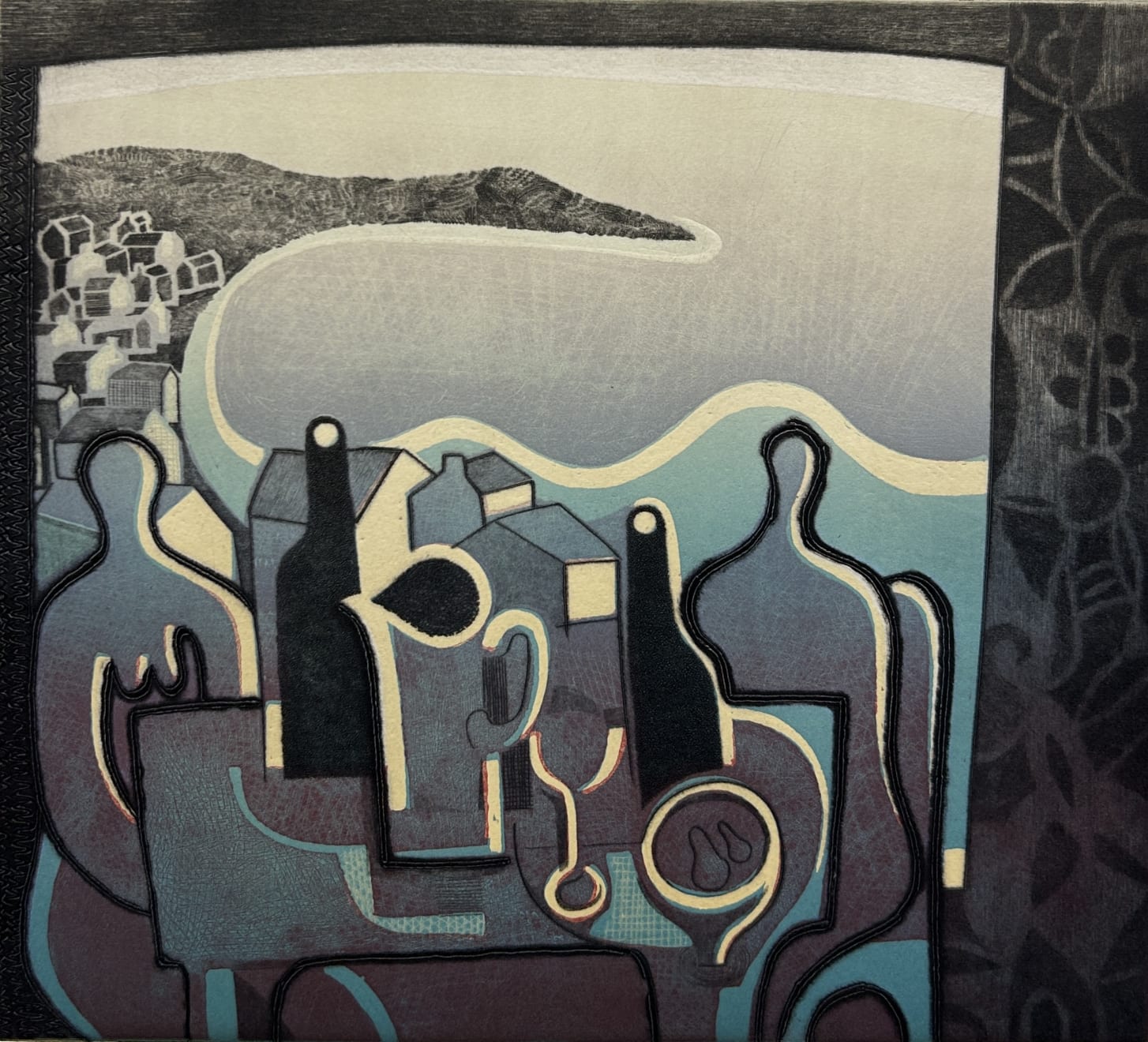 Trevor Price, Bottles, Pears and the Ocean, 2013