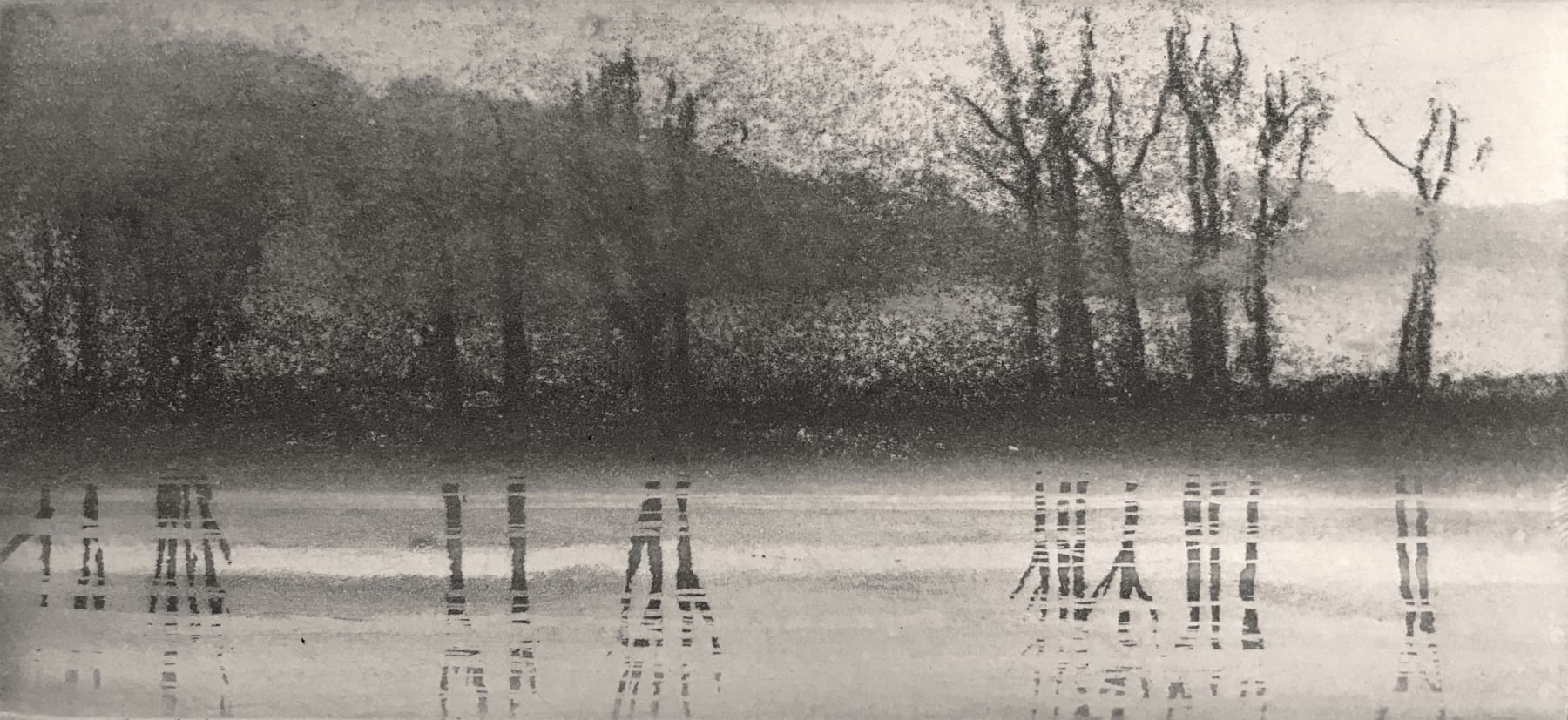 Norman Ackroyd, Somerset Levels, 2020