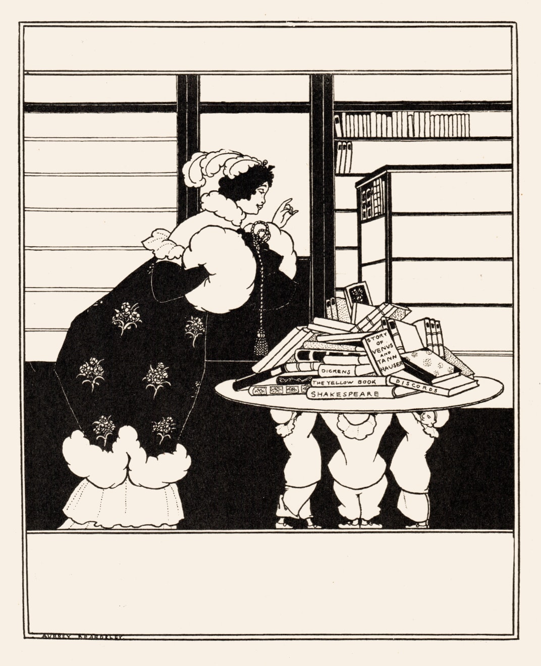 Aubrey Beardsley (After), Design for ‘Yellow Book’ Cover, 1899