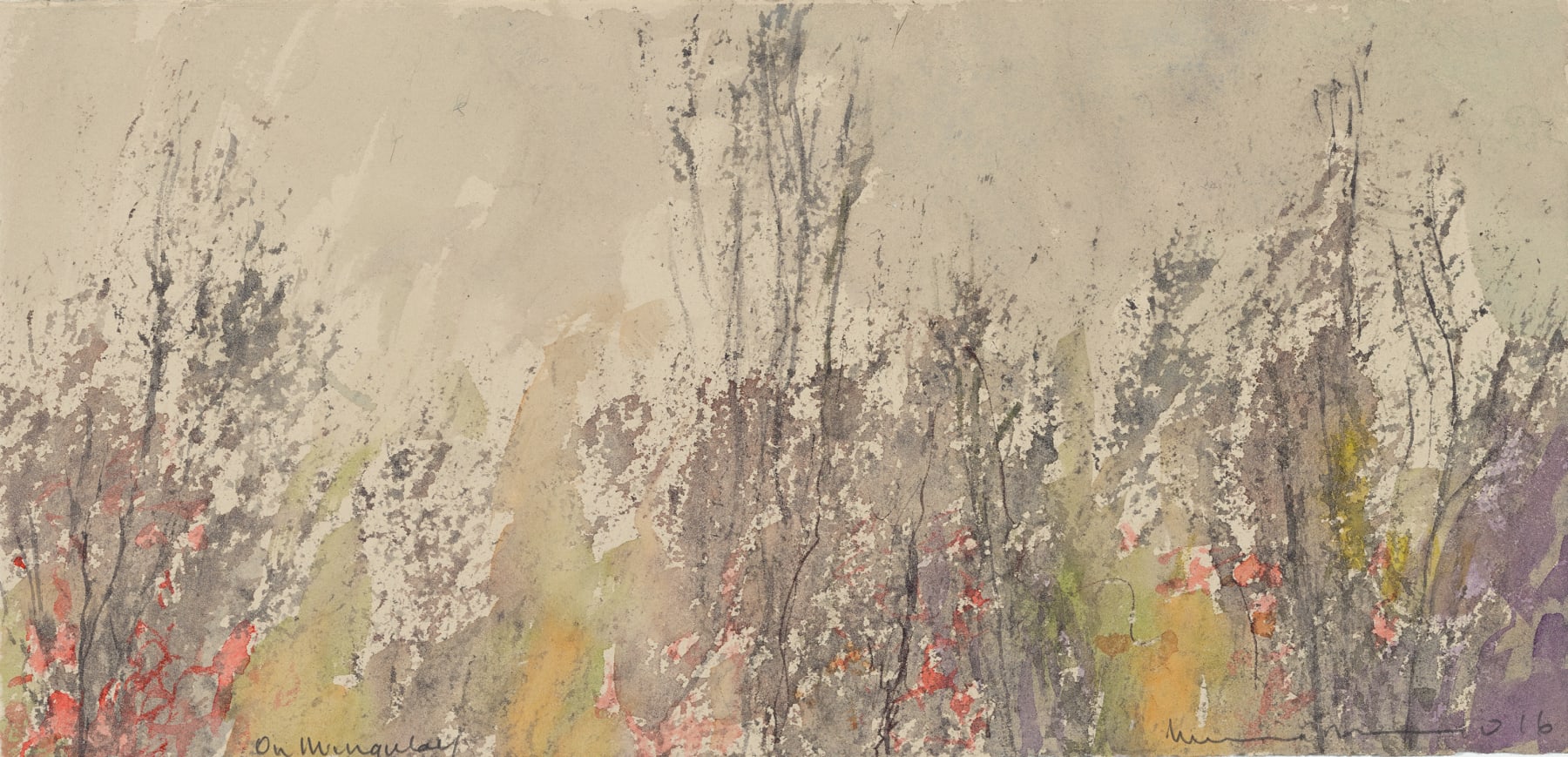 Norman Ackroyd, On Mingulay, 2016