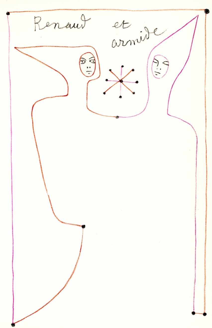 Jean Cocteau, From 'Renaud et Armide' (XXVI), 1957