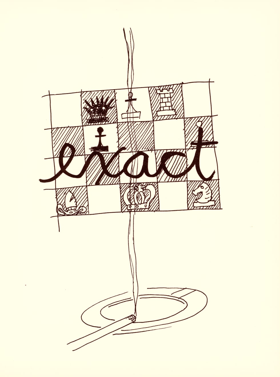 Man Ray, E - Exact, 1948