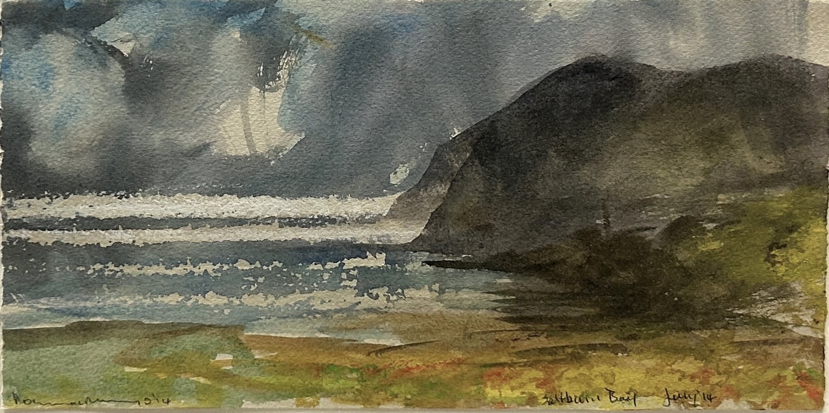 Norman Ackroyd, Saltburn Bay, 2014