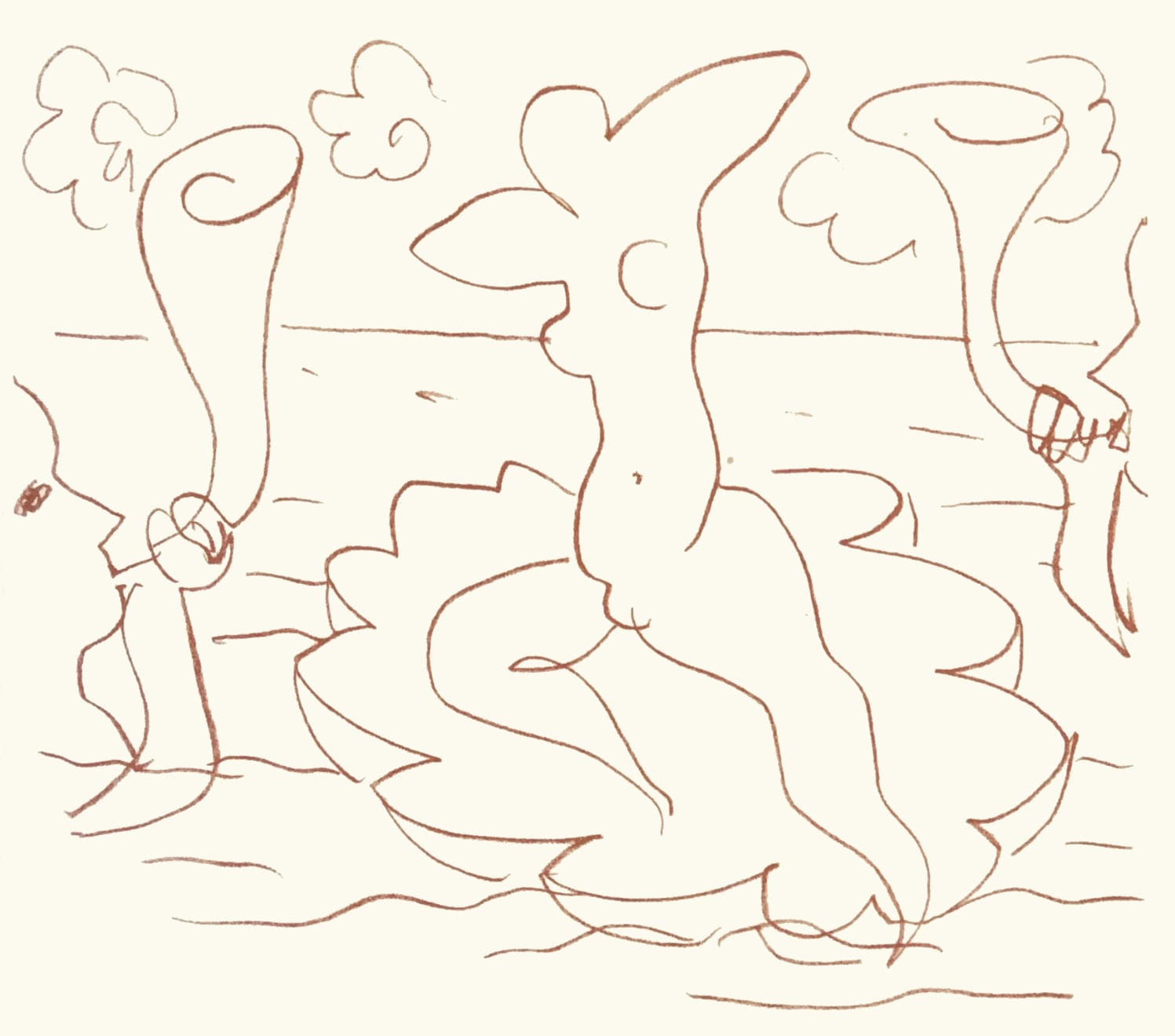 Henri Matisse, Plate 161. Florilège des Amours de Ronsard, 1948