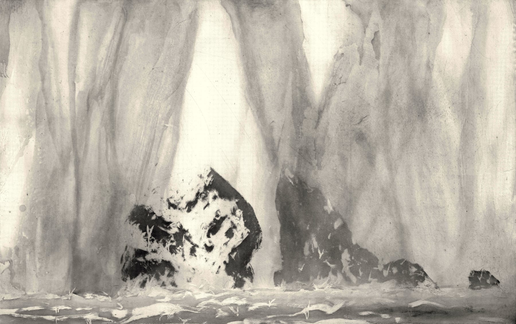 Norman Ackroyd, Sun and Rain, St. Kilda, 2021