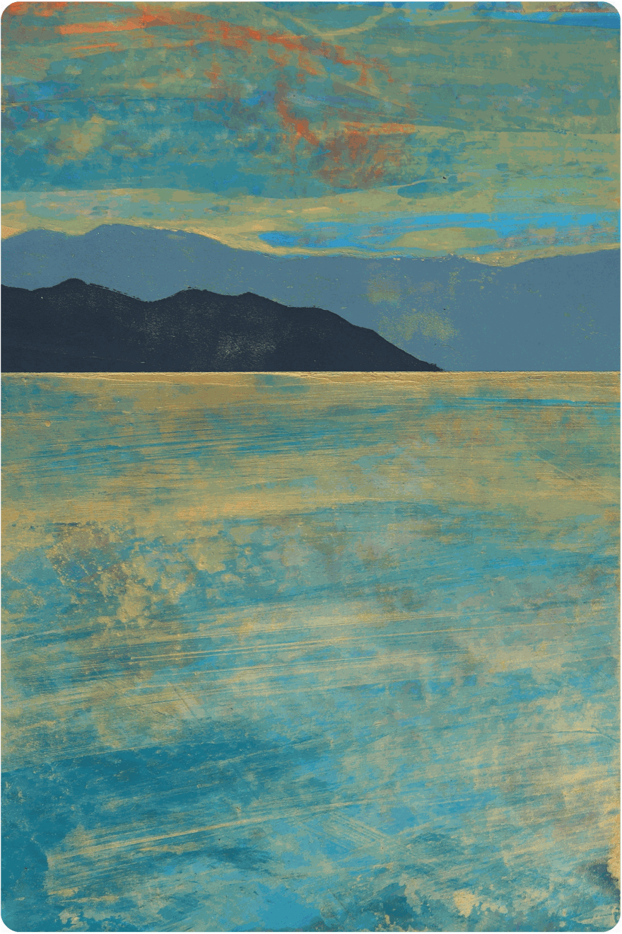 Hamish Macaulay, Golden Hour Shimmer, 2025