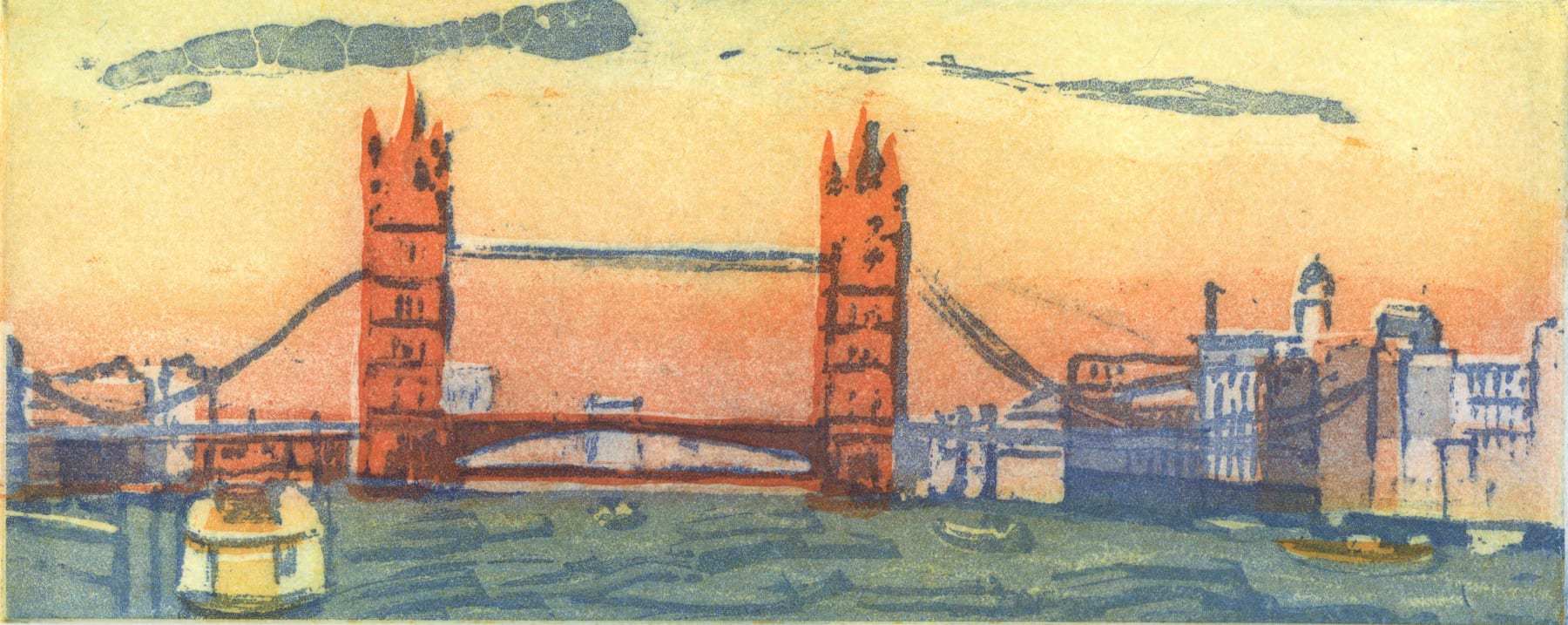 Karen Keogh, Dawn Over Tower Bridge, 2010