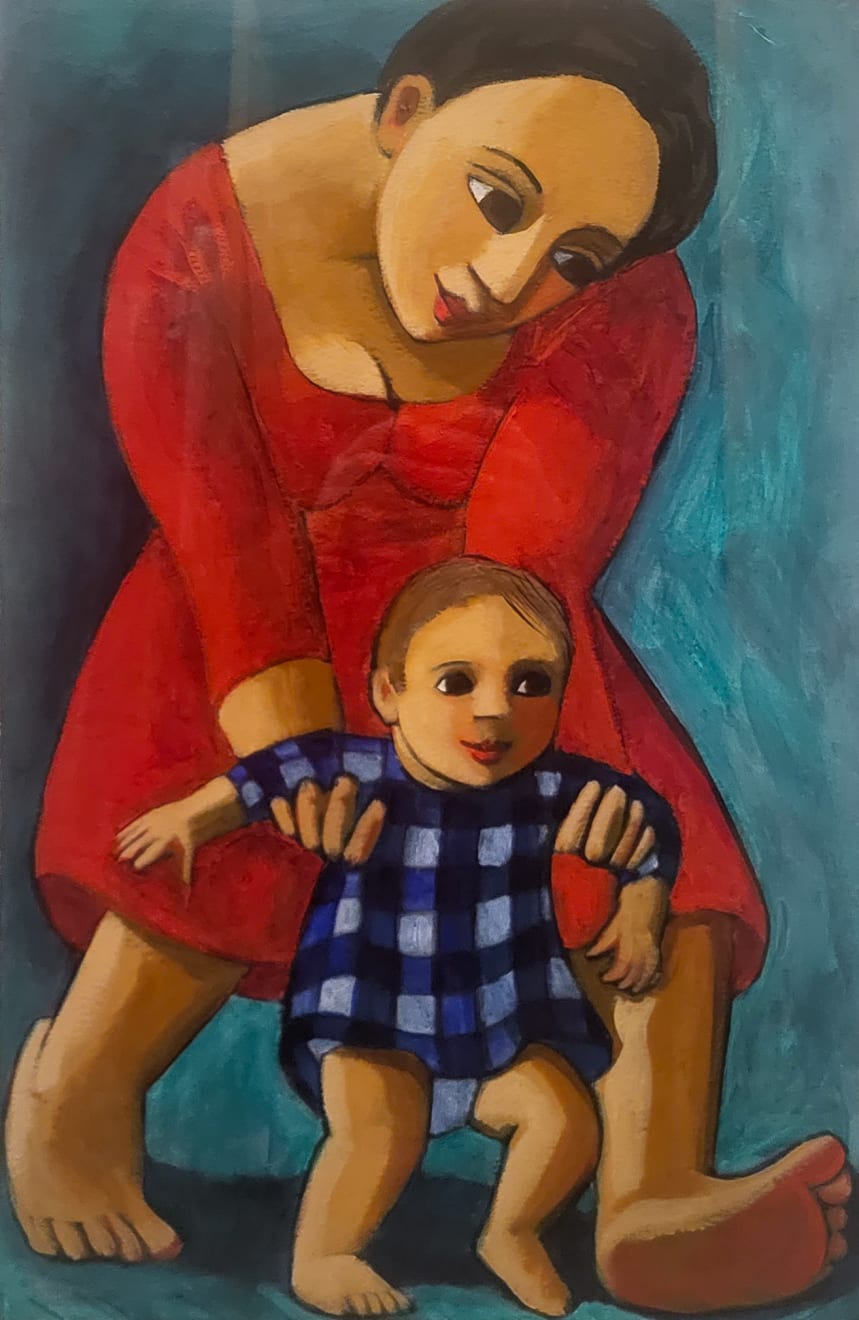 Christmas Secret Bid Auction 2024, LOT 130: Anita Klein - Stepping, 2016