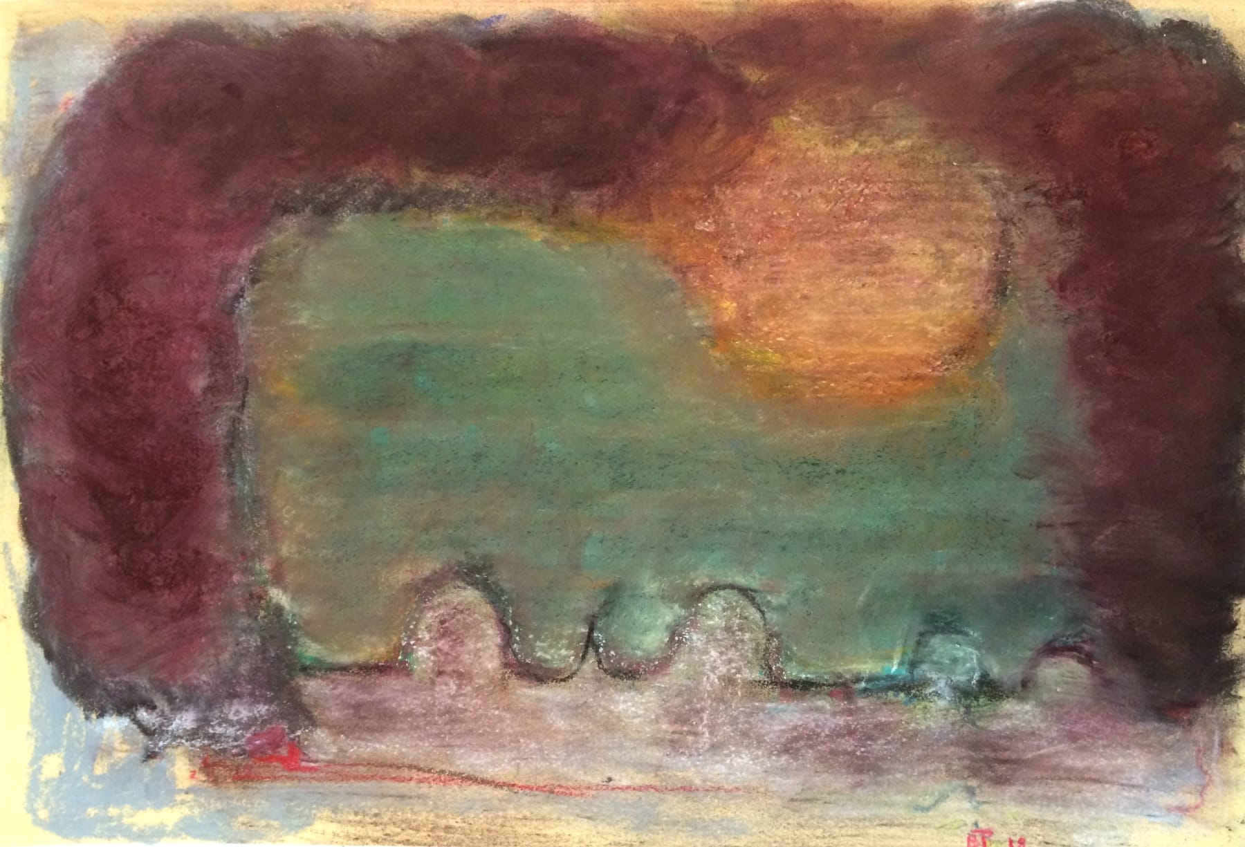 Barrington Tobin, Sonnets to Orpheus Pastel VI, 2018