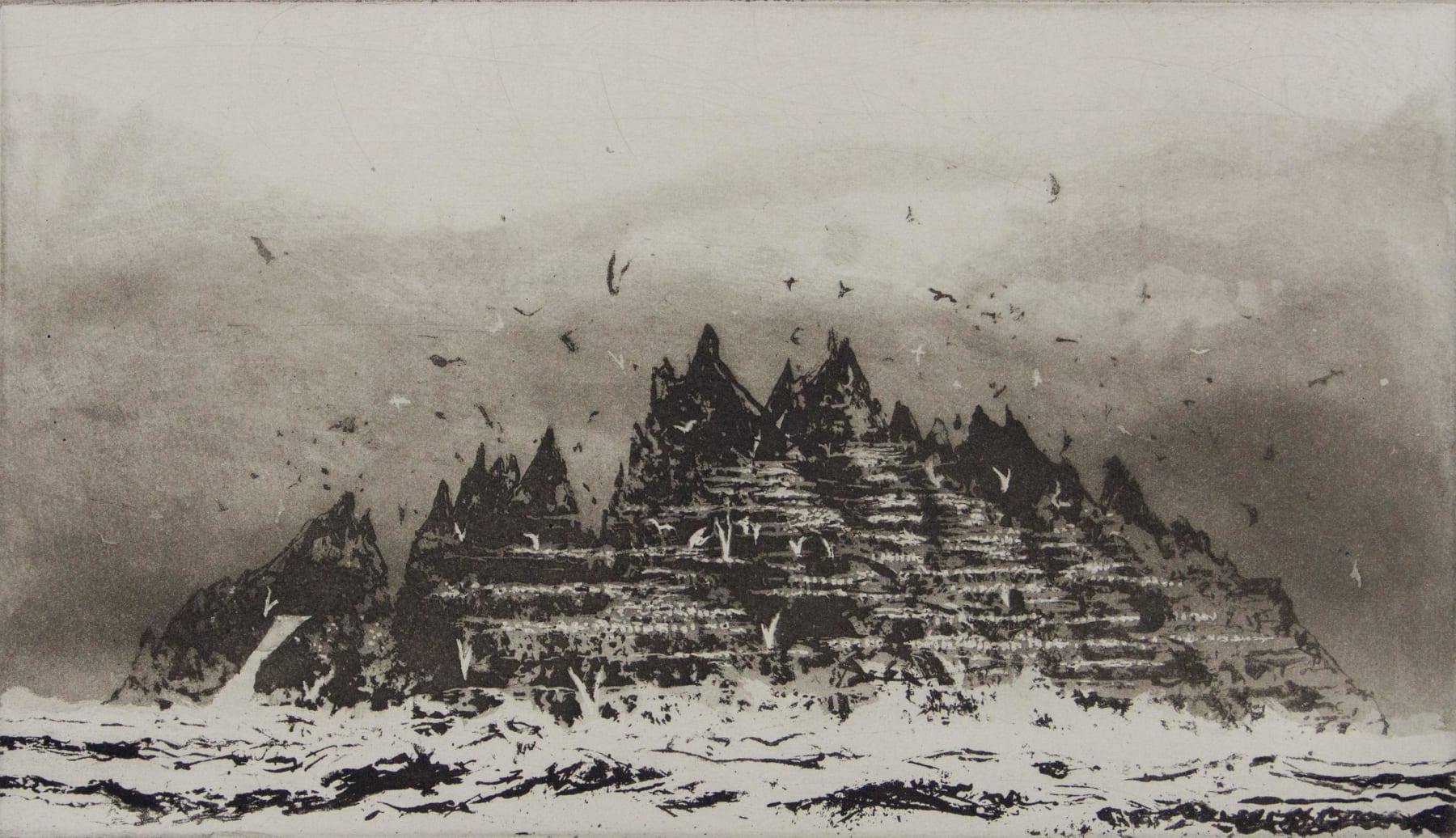 Norman Ackroyd, Skellig in Sunlight, 2017