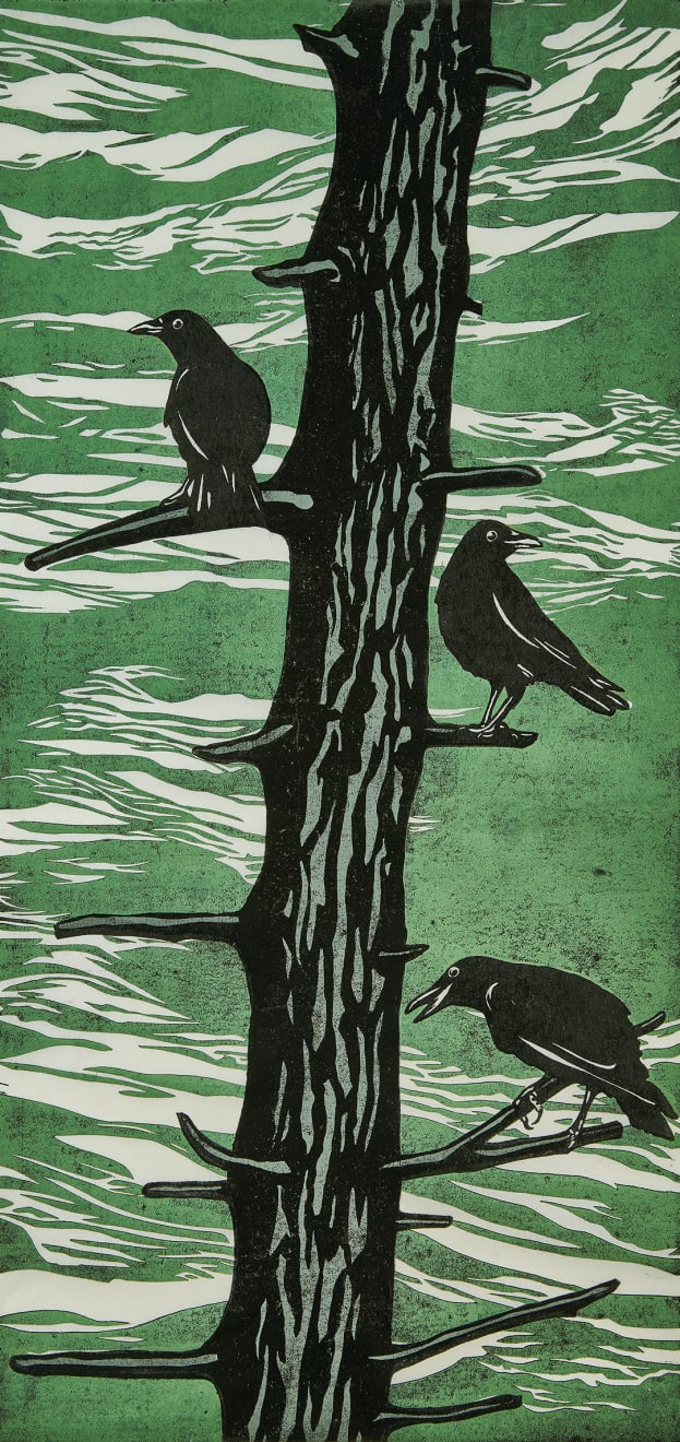 Paul Hogg, Crows in a Tree, 2010
