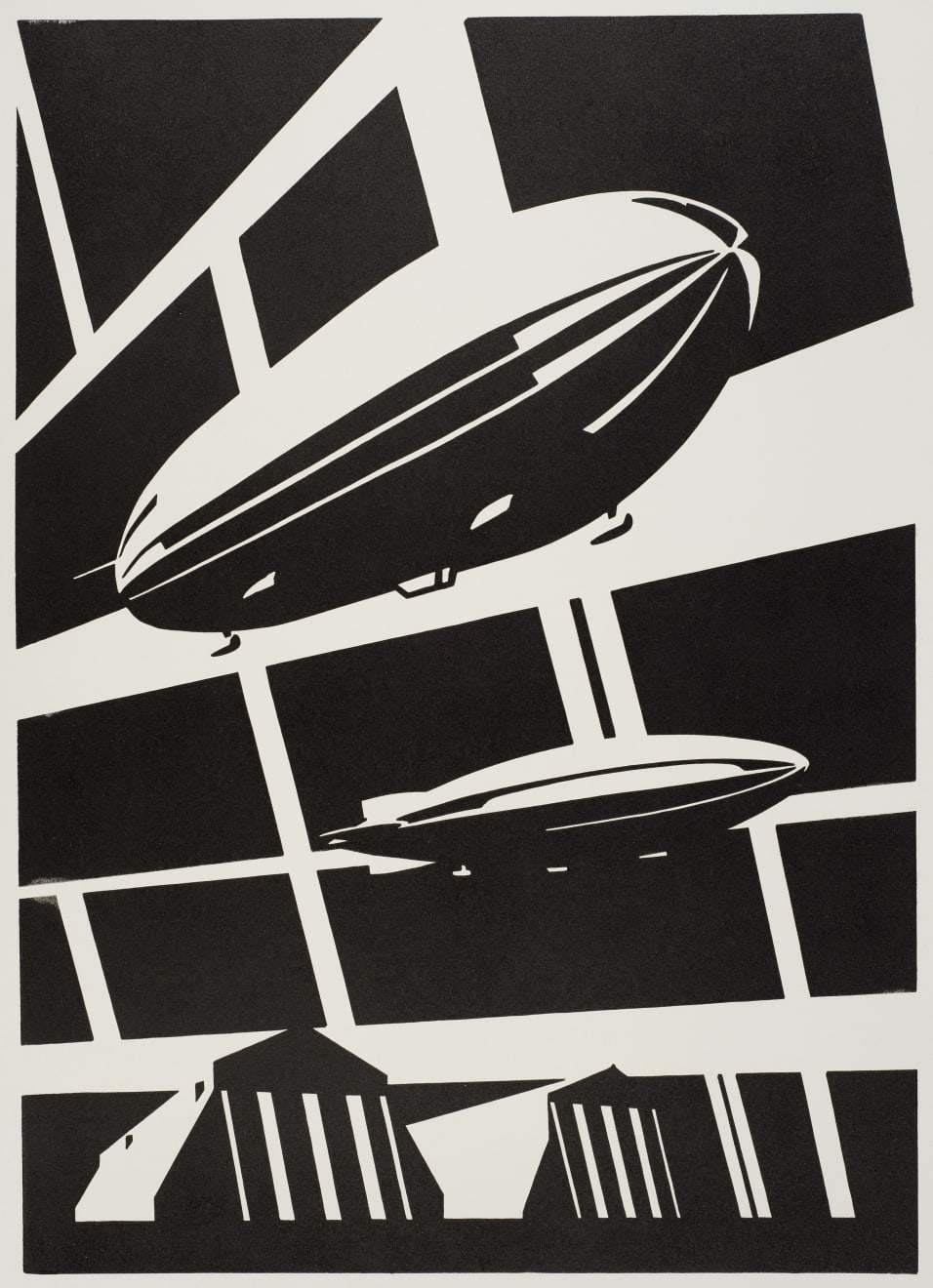 Paul Catherall, R100 and R101 B/W 1, 2010