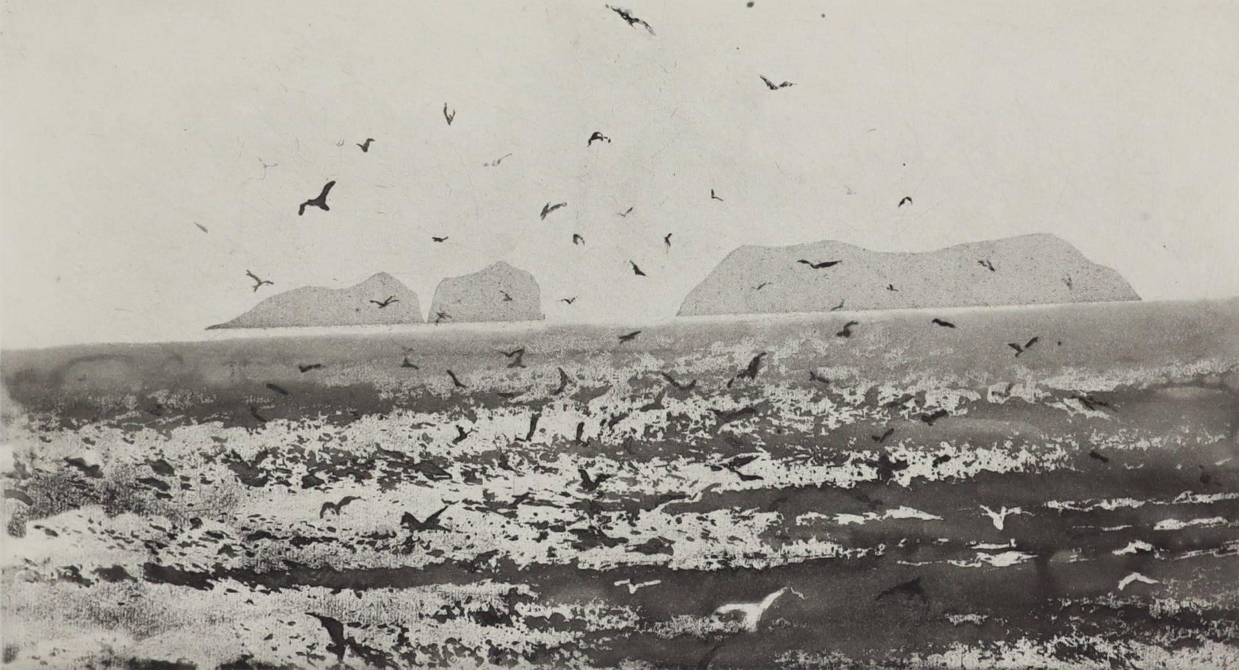Norman Ackroyd, Blasket from Skellig, 2015