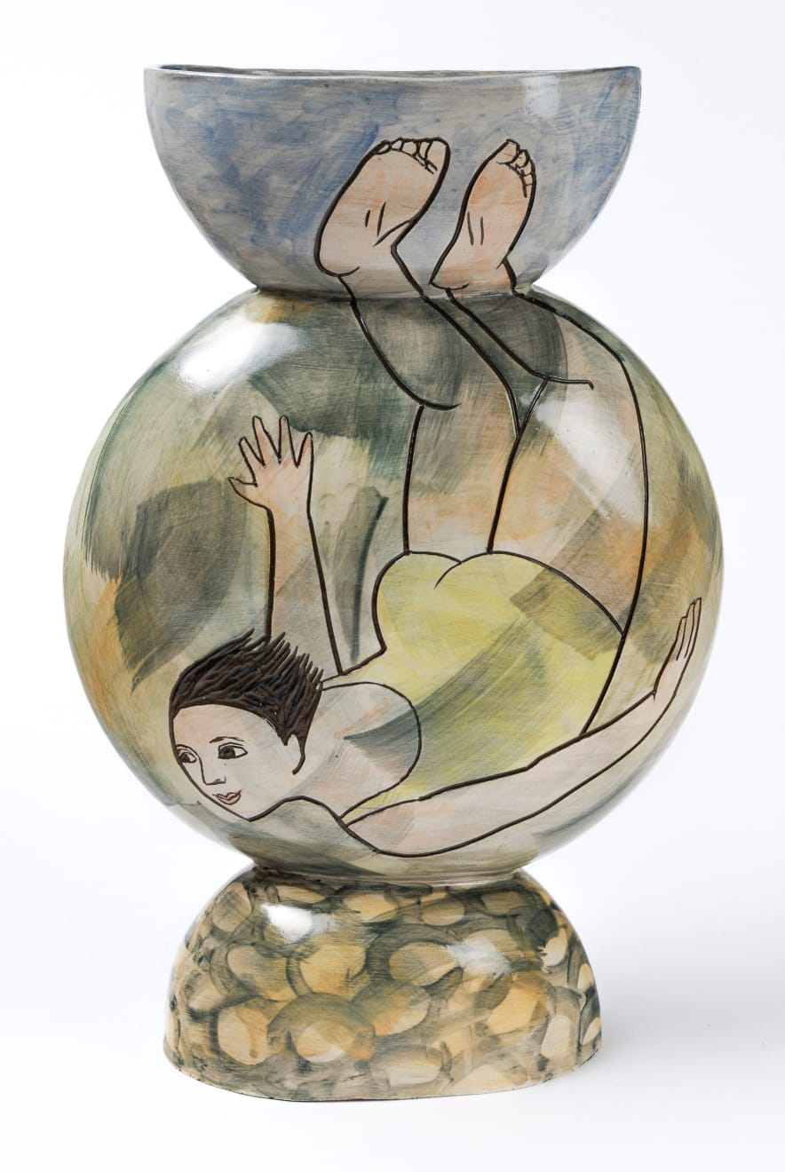 Anita Klein, Diving Vase, 2024