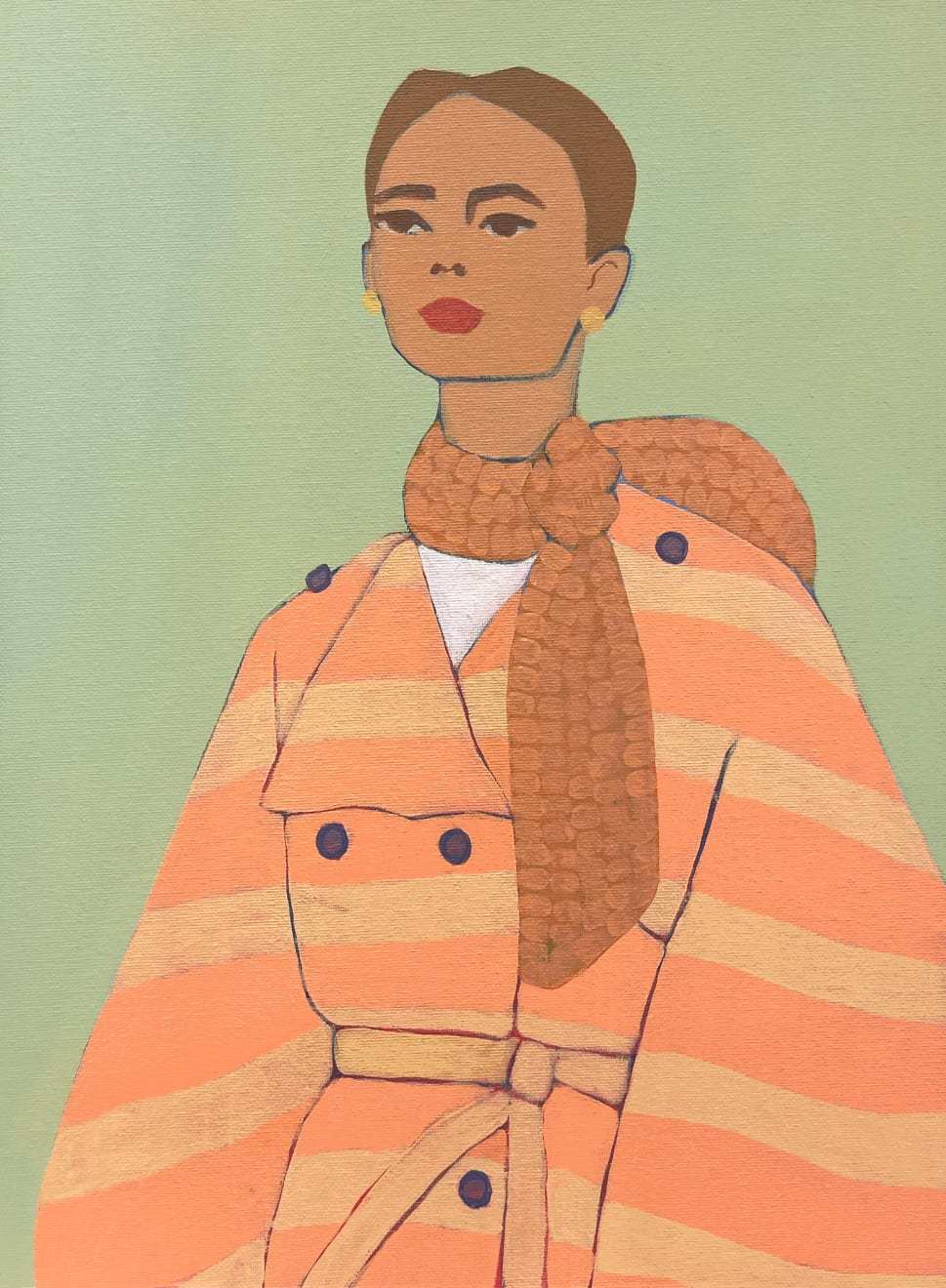 Susie Stone, Tangerine Trench, 2024