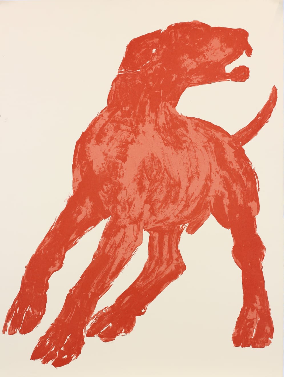 Elisabeth Frink, Red Dog, 1990