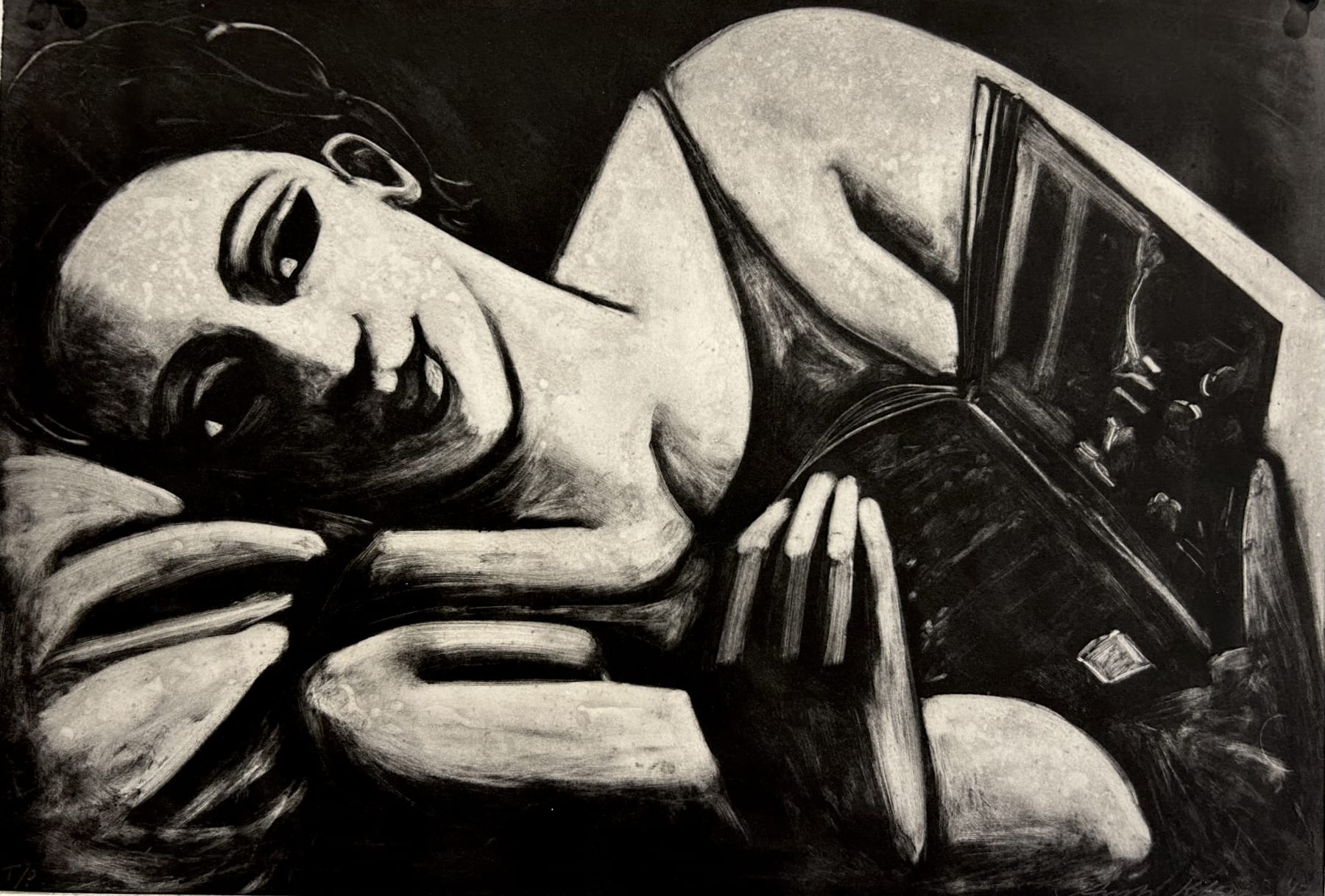 Anita Klein Studio Sale, Reading in Bed (TP), 2017