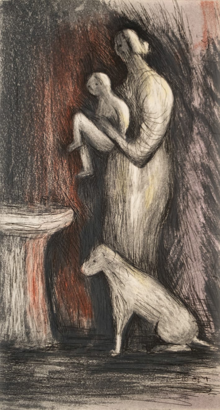 Henry Moore, Mother and Child XXIII, 1983