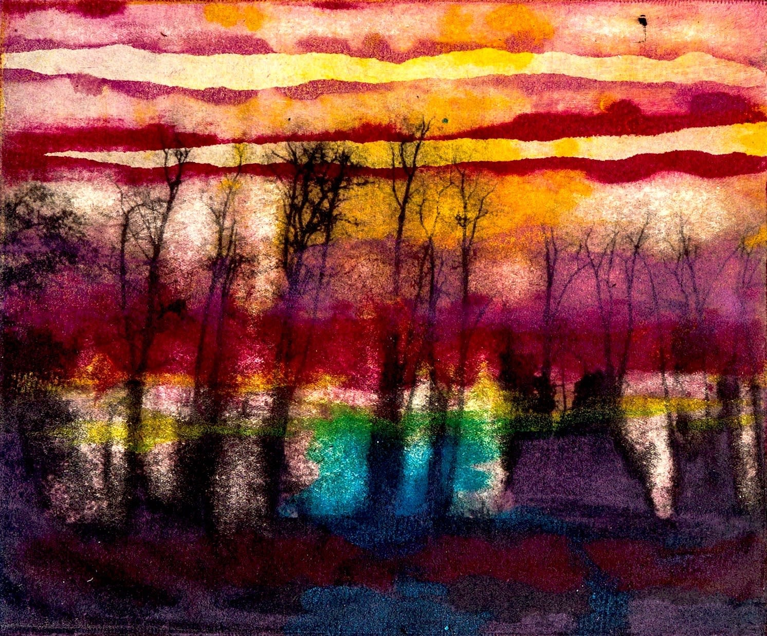 Sophie Layton, Through The Trees, 2015