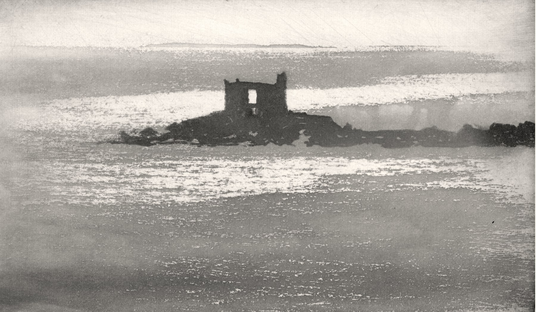 Norman Ackroyd, McCarthy's Castle, 2021