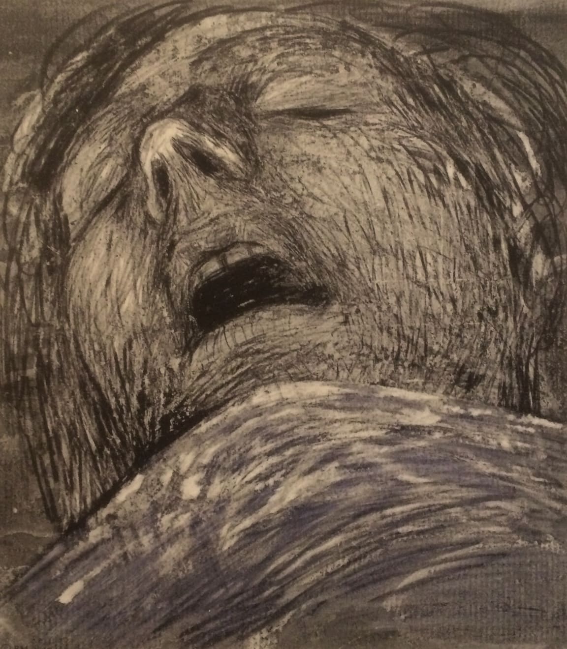 Henry Moore, Untitled XLII (Shelter Sketchbook), 1967