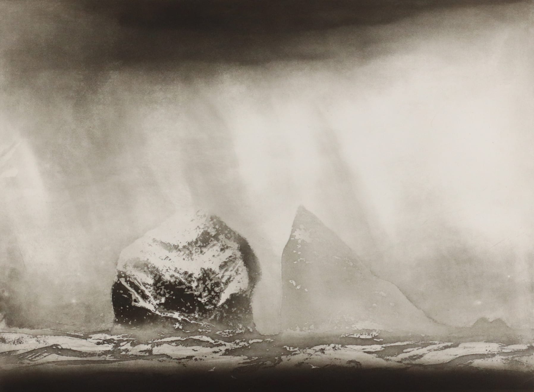 Norman Ackroyd, St Kilda - Stac Lee and Stac an Armin, 1990