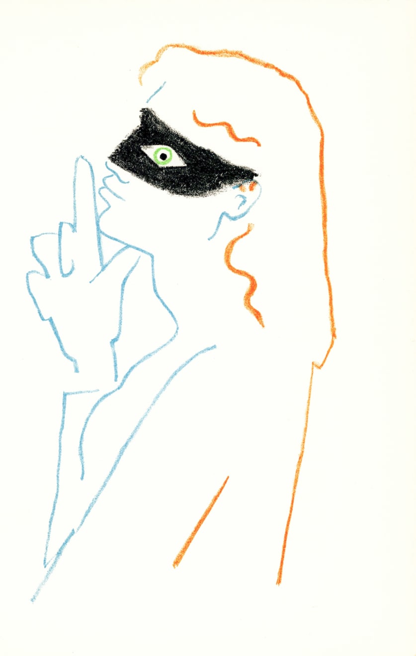Jean Cocteau, From 'La Machine a Écrire’ (XXIV), 1957