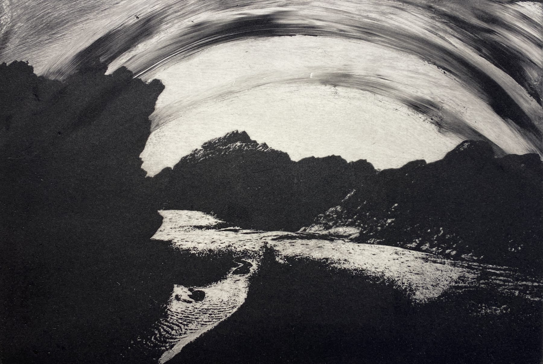 Rebecca Holmes, Black Rainbow, 2021