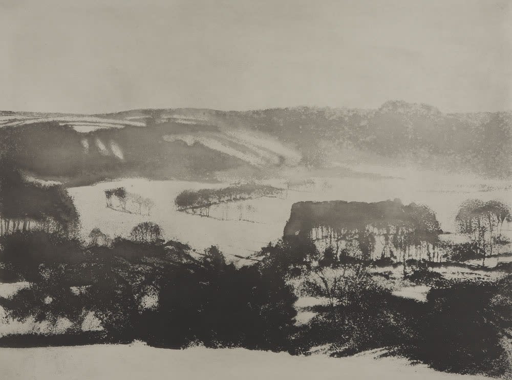 Norman Ackroyd, Thimbleby in Winter, 1996