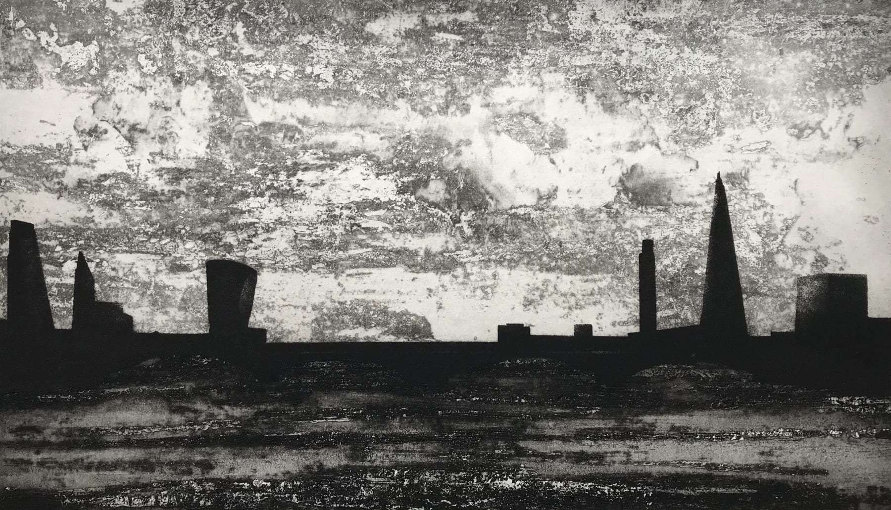 Jason Hicklin, The Thames. From Waterloo Bridge , 2019