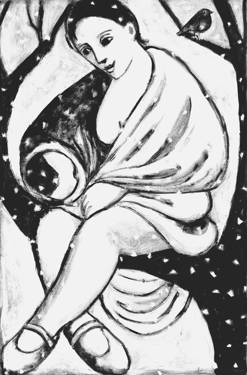 Christmas Secret Bid Auction , LOT 118: Anita Klein - Snow 2, 2017