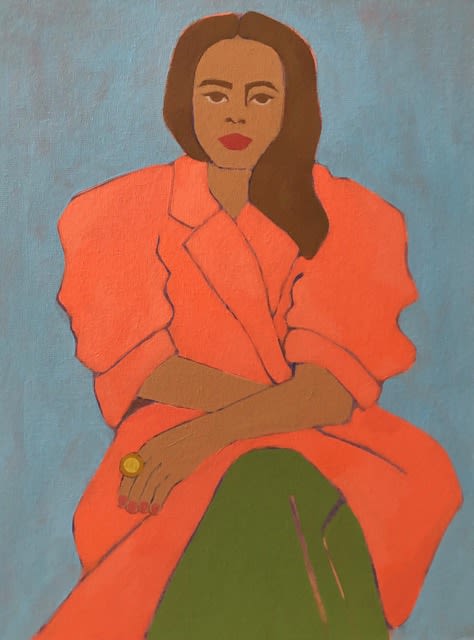 Susie Stone, Coral Coat, 2021