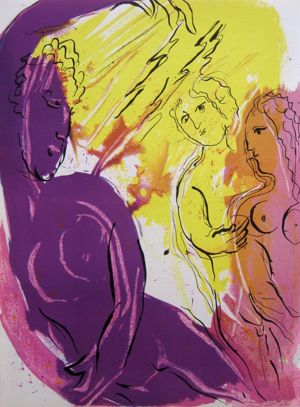 Marc Chagall, Angel of Paradise , 1956