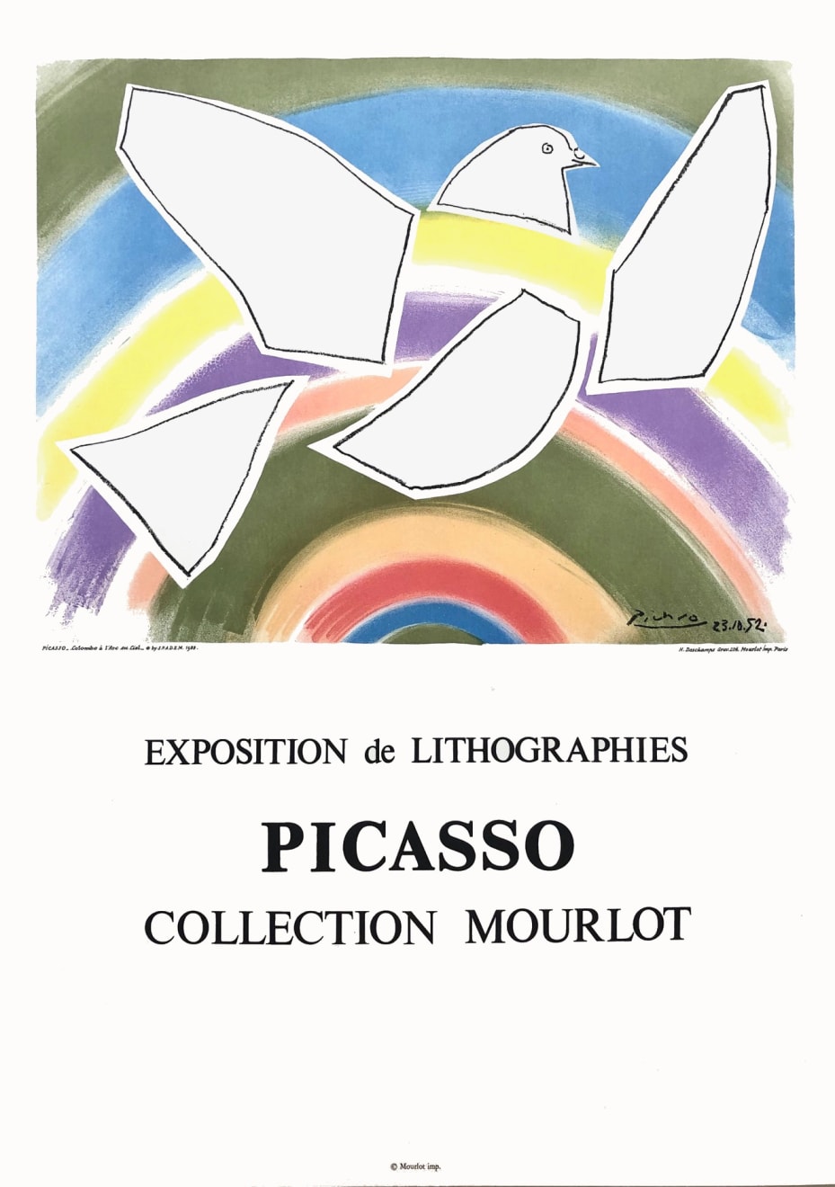 Pablo Picasso, ‘Exposition de Lithographies’ Picasso Poster , 1988