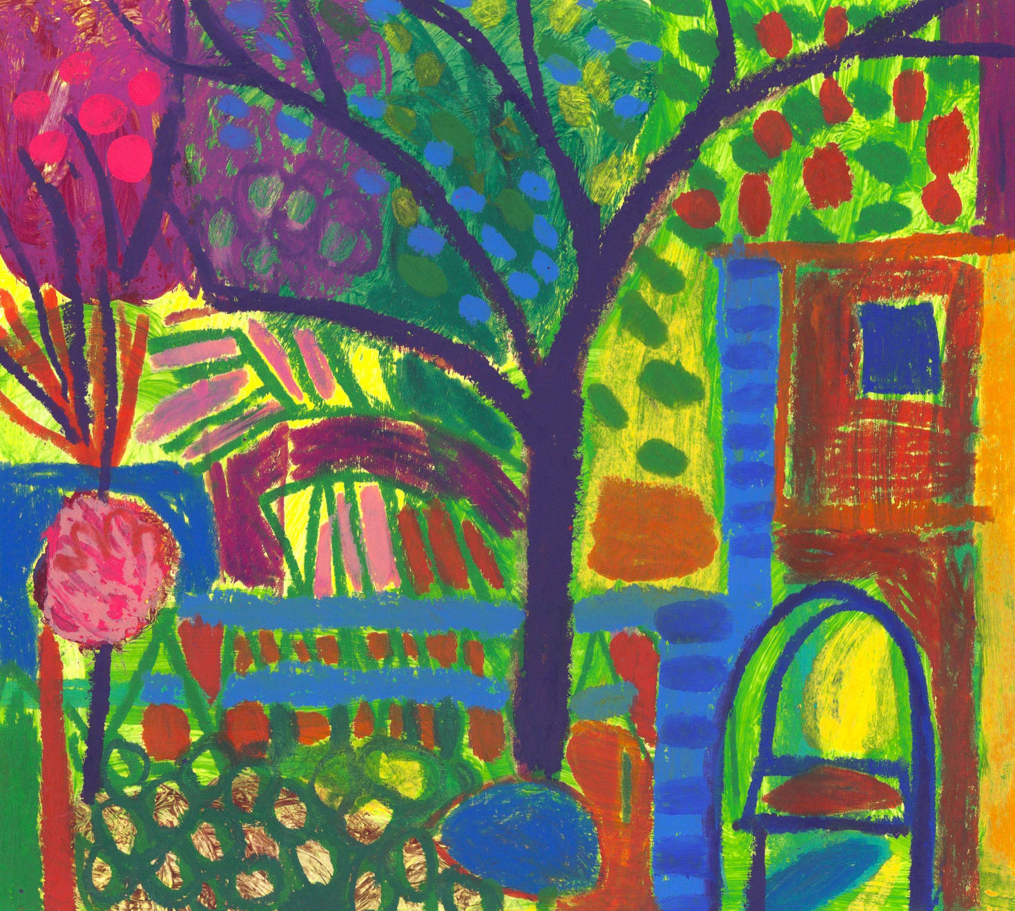 Nigel Swift, Italian Garden in April II, 2025