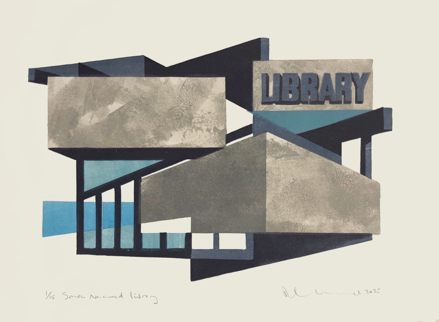 Paul Catherall, South Norwood Library, 2023