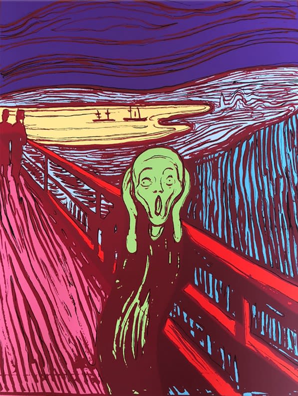 Christmas Secret Bid Auction , LOT 180: Andy Warhol (after) - The Scream