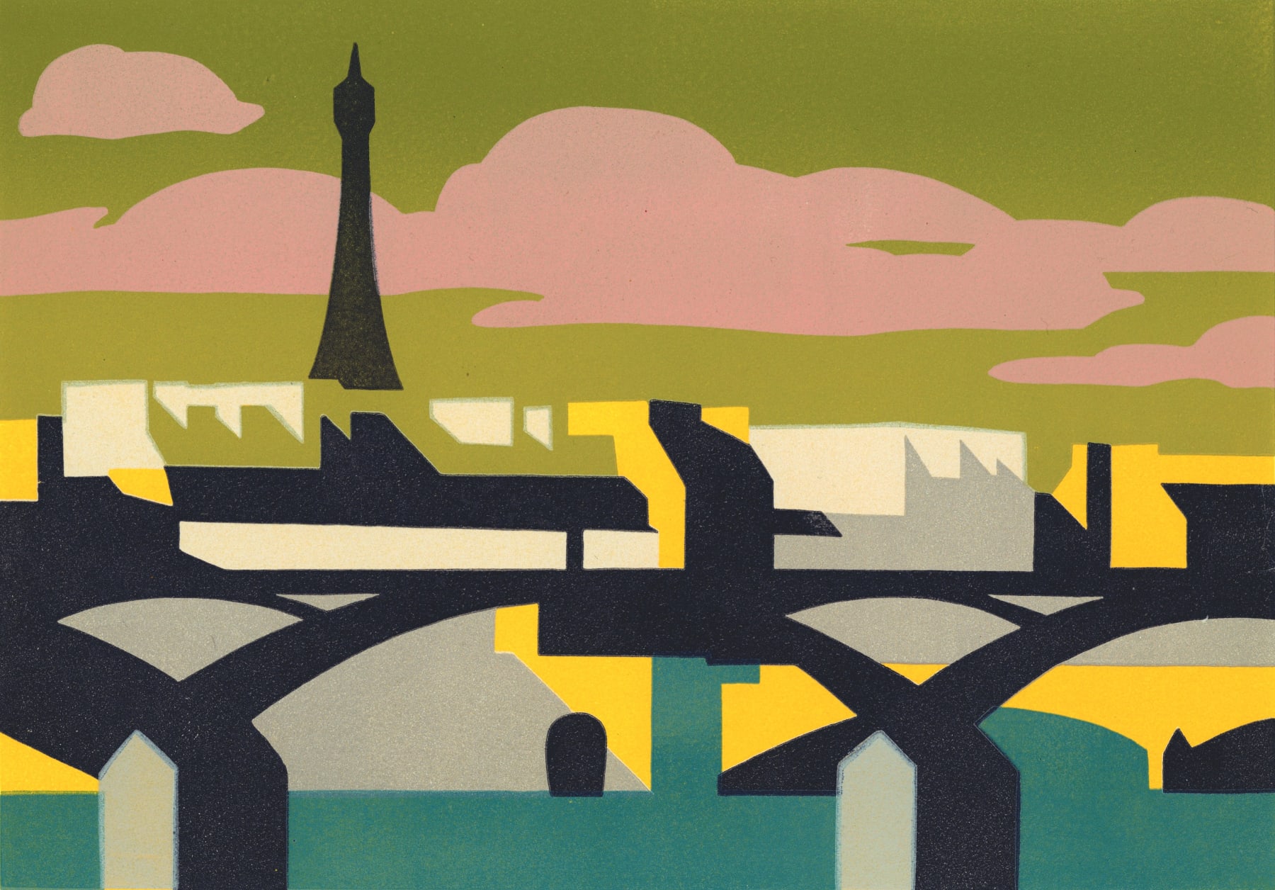 Paul Catherall, Seine Olive (sold), 2007