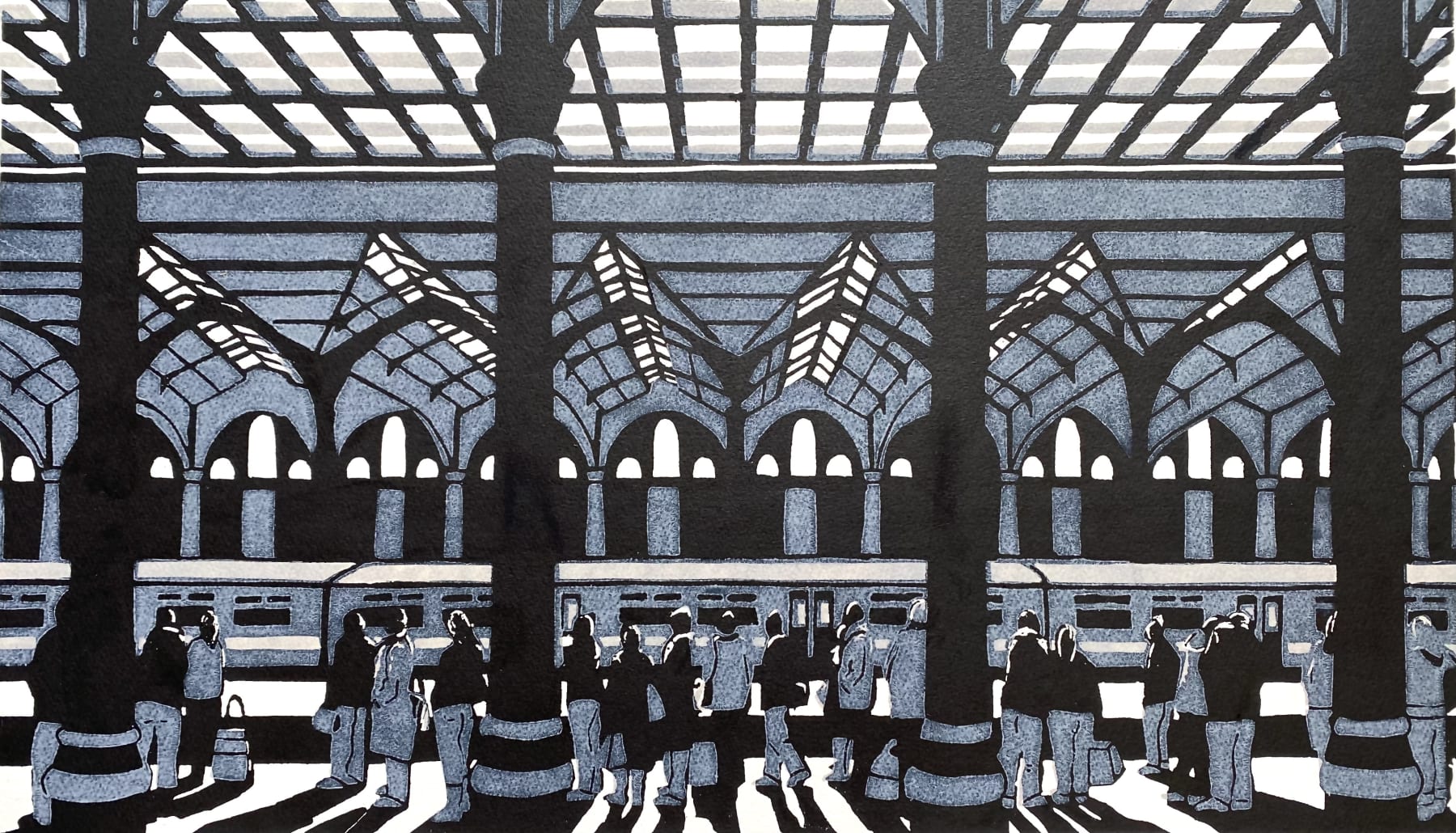 Gail Brodholt, Home Before Dark II, 2021