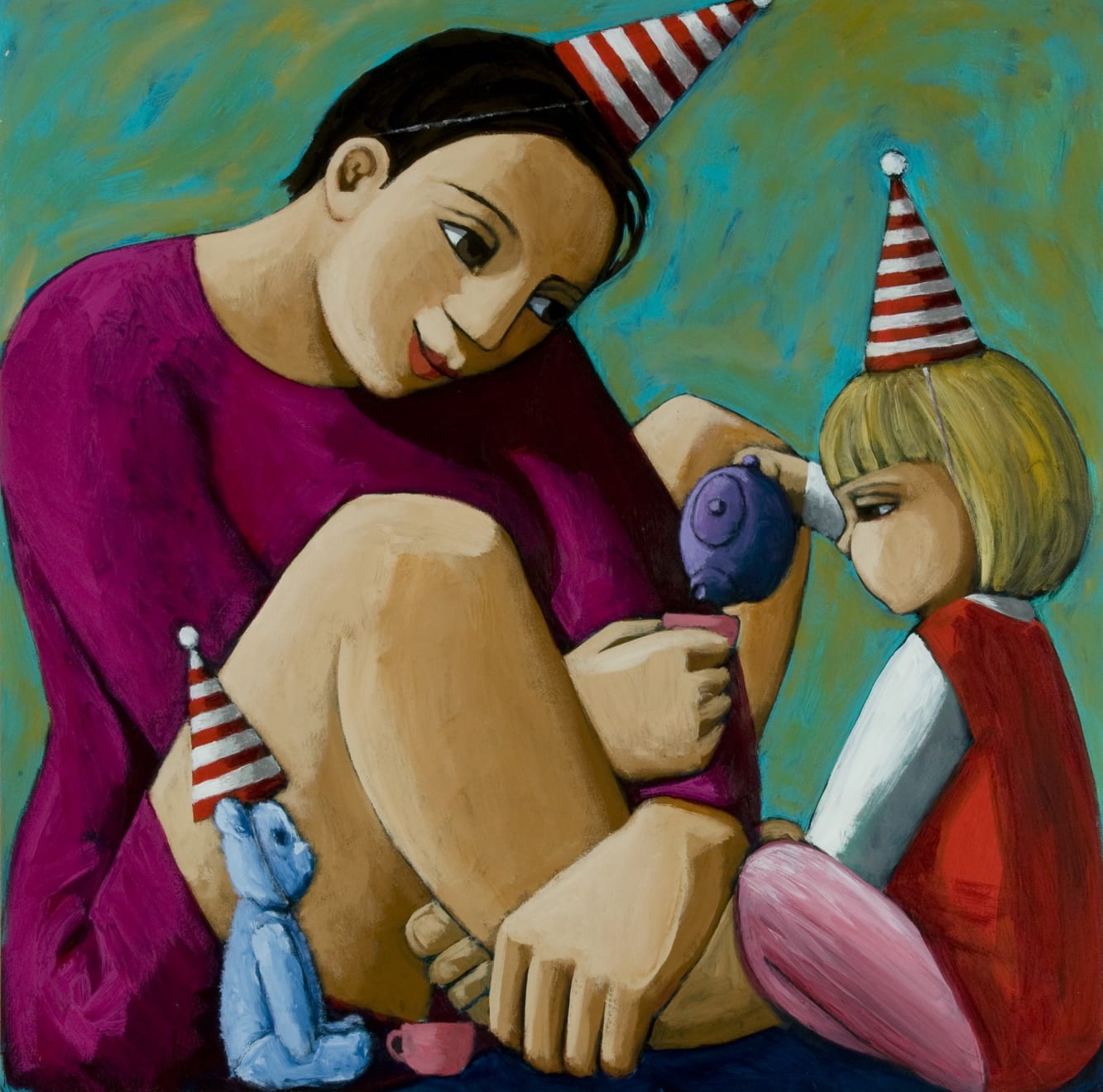 Anita Klein Studio Sale, Tea for Three, 2020