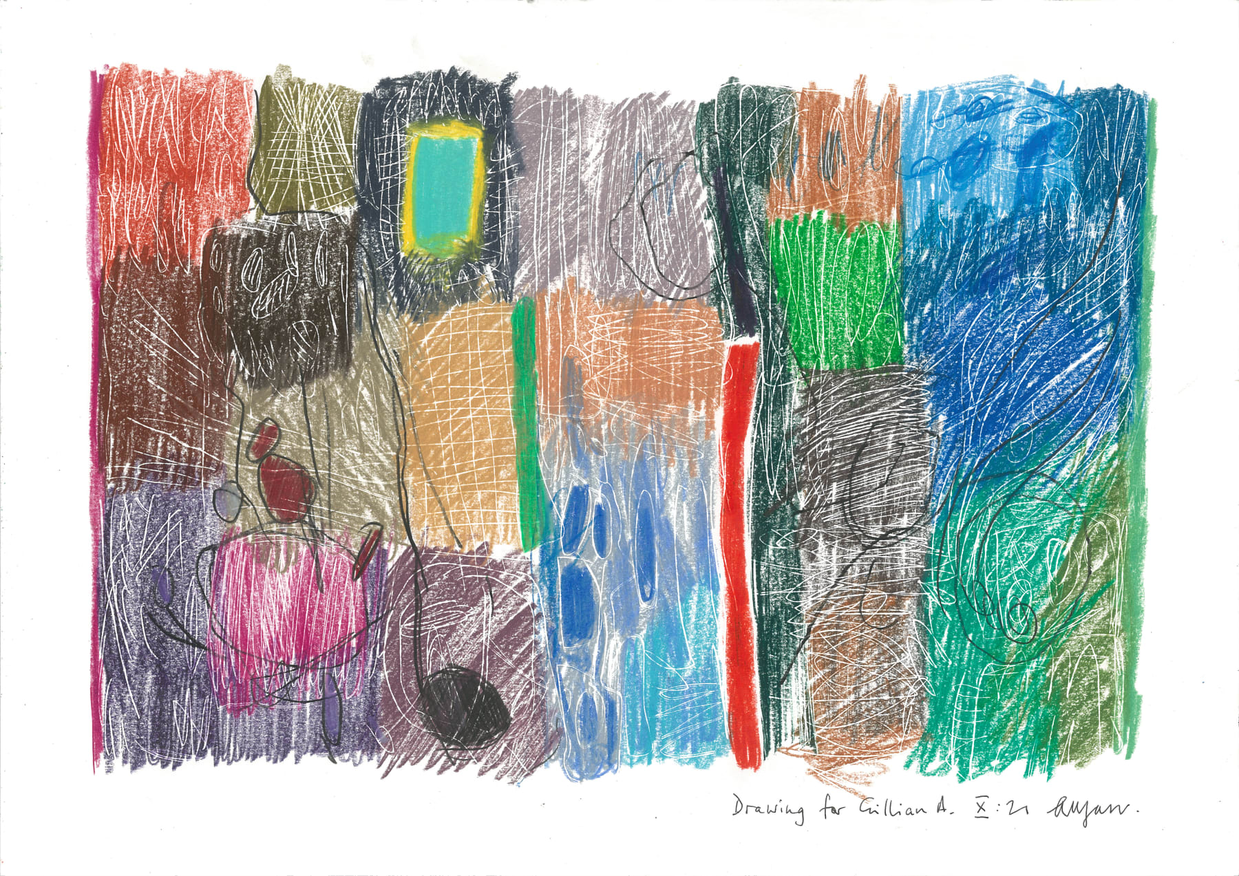 Andrew Marr, Drawing for Gillian A X:21, 2021