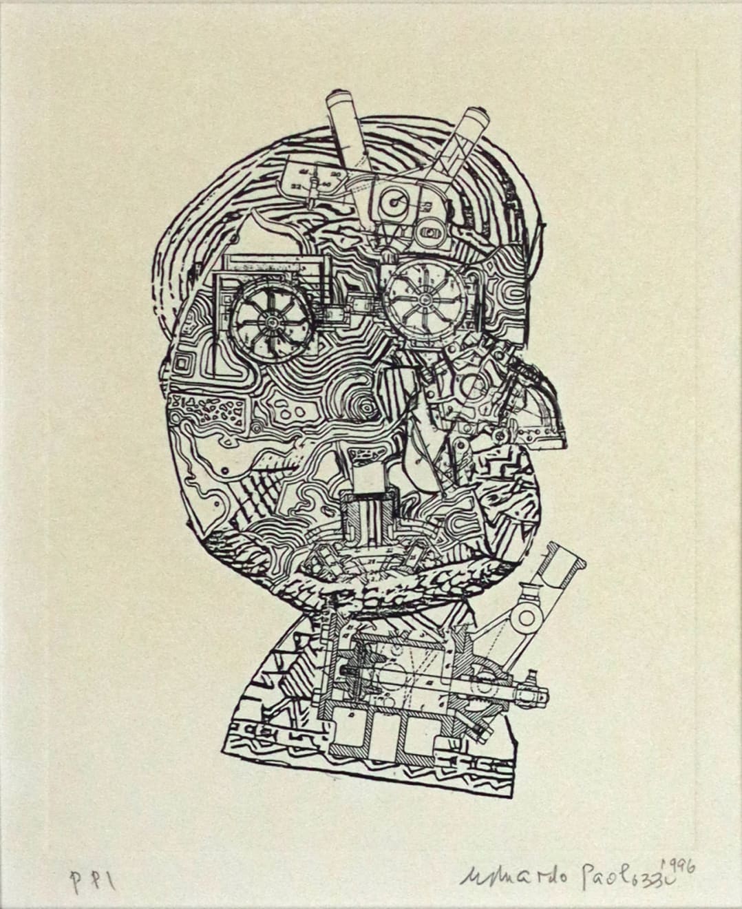 Eduardo Paolozzi, Head, 1996