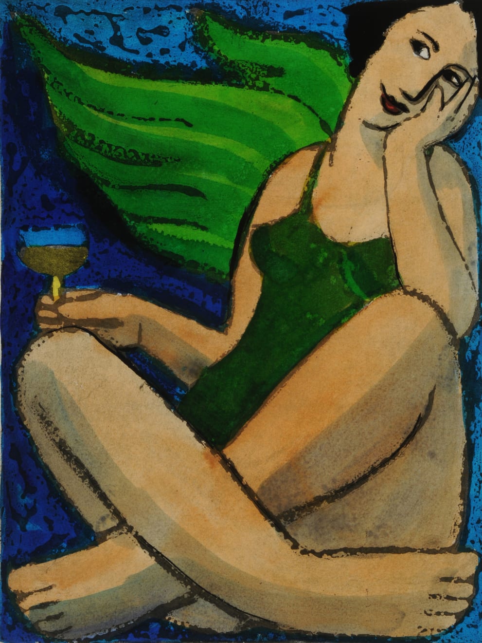 Anita Klein, Green Angel Relaxing, 1998